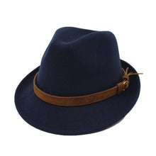 Load image into Gallery viewer, Elegant Lady Gangster Trilby Felt Hat