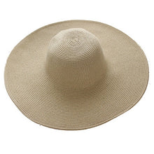 Load image into Gallery viewer, Summer Fashion Floppy Straw Hat