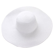 Load image into Gallery viewer, Summer Fashion Floppy Straw Hat