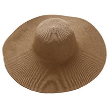 Load image into Gallery viewer, Summer Fashion Floppy Straw Hat