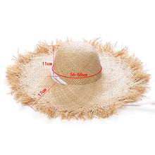 Load image into Gallery viewer, Lace Strap Straw Hat