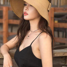 Load image into Gallery viewer, Folded Wide Large Brim Summer Hat