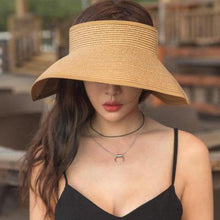 Load image into Gallery viewer, Folded Wide Large Brim Summer Hat