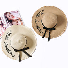 Load image into Gallery viewer, Embroidery Straw Hat