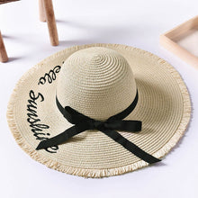 Load image into Gallery viewer, Embroidery Straw Hat