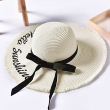 Load image into Gallery viewer, Embroidery Straw Hat
