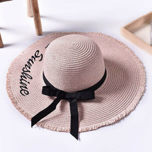 Load image into Gallery viewer, Embroidery Straw Hat