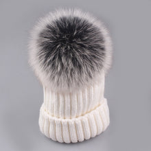 Load image into Gallery viewer, Fox Fur Ball Cap