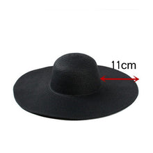 Load image into Gallery viewer, Summer Fashion Floppy Straw Hat