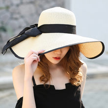 Load image into Gallery viewer, Brim Straw Floppy Hat