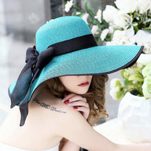 Load image into Gallery viewer, Brim Straw Floppy Hat