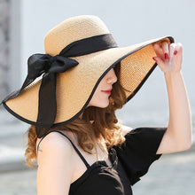 Load image into Gallery viewer, Brim Straw Floppy Hat