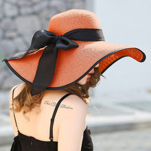 Load image into Gallery viewer, Brim Straw Floppy Hat