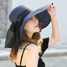 Load image into Gallery viewer, Brim Straw Floppy Hat