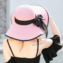 Load image into Gallery viewer, Brim Straw Floppy Hat
